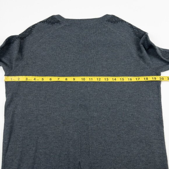 SmartWool Merino Wool Blend Sweater Women's XS Shadow Pine Crewneck Knit Gray - Picture 12 of 13